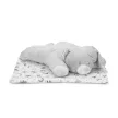 Lorelli Poffy Duo takaró 75x90 cm párnával 45x30 cm - White Grey Teddy Bear