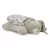 Lorelli Poffy Duo takaró 75x90 cm párnával 45x30 cm - White BeigeTeddy Bear