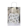 Lorelli Poffy Duo takaró 75x90 cm párnával 45x30 cm - White BeigeTeddy Bear