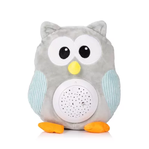 Chipolino projektoros zenélő plüss játék - Owl