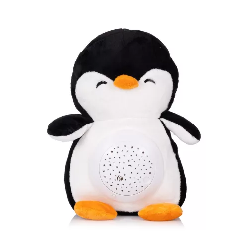 Chipolino projektoros zenélő plüss játék - Penguin
