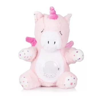 Chipolino projektoros zenélő plüss játék - Unicorn