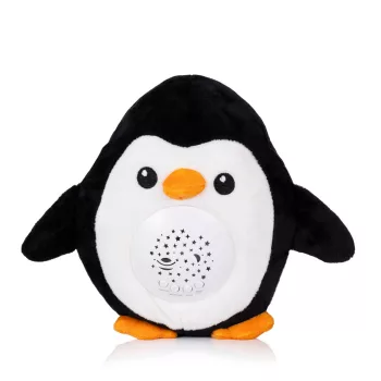   Chipolino projektoros zenélő plüss játék - Little Penguin