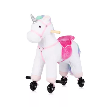 Chipolino lovacska hanggal és kerékkel - pink