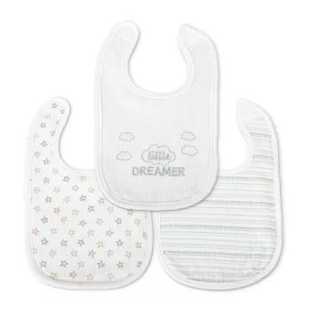 Lorelli Natural tépőzáras előke 3db - Unisex