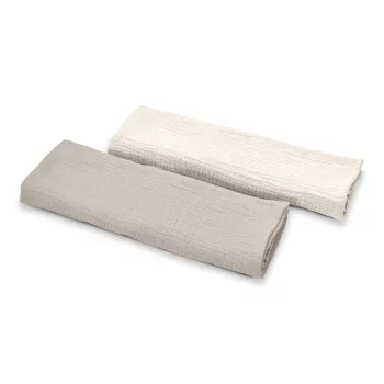Albero Mio muszlin pelenka, 2 darabos csomag - CC2 Beige