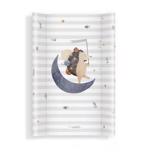 Albero Mio puha pelenkázó lap peremes 70 cm - CP3 Moon hedgehog
