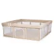 Chipolino Easy babakarám összecsukható 180x180 cm - beige