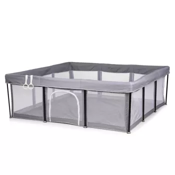 Chipolino Easy babakarám összecsukható 180x180 cm - grey