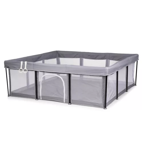 Chipolino Easy babakarám összecsukható 180x180 cm - grey