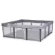 Chipolino Easy babakarám összecsukható 180x180 cm - grey