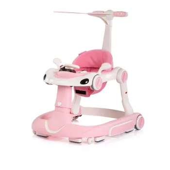 Chipolino Happy Walker bébikomp - pink