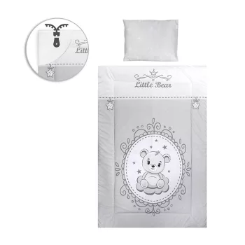 Lorelli 5 részes ágynemű garnitúra - Little Bear GREY