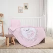 Lorelli 5 részes ágynemű garnitúra - Little Bear Pink