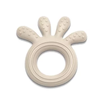 Lorelli Polip természetes szilikon rágóka - Beige