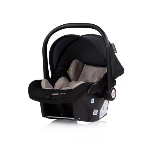 Chipolino Amore autóshordozó adapterrel 40-87cm - Noir