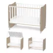 Lorelli Stars ringatható kiságy 60x120 - White / Amber