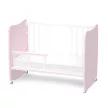 Lorelli Stars ringatható kiságy 60x120 - White / Orchid Pink