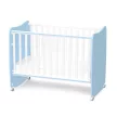 Lorelli Stars ringatható kiságy 60x120 - White / Baby Blue