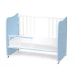 Lorelli Stars ringatható kiságy 60x120 - White / Baby Blue