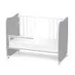 Lorelli Stars ringatható kiságy 60x120 - White / Stone Gray