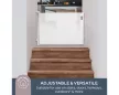 Dreambaby Glide 'n' hide xtra biztonsági ajtórács 140 cm-ig - fehér