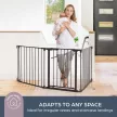 Dreambaby Discovery 3 biztonsági ajtórács 74,5-195 cm - fekete