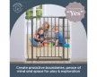 Dreambaby Ava biztonsági ajtórács 75-81 cm - sötétszürke