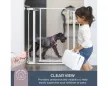 Dreambaby Clear view biztonsági ajtórács 75-81 cm - fehér