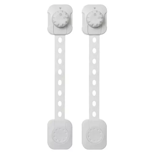 Dreambaby Twist 'n lock multifunkciós zár 2 db - fehér
