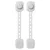 Dreambaby Twist 'n lock multifunkciós zár 2 db - fehér