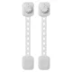 Dreambaby Twist 'n lock multifunkciós zár 2 db - fehér