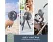Dreambaby Smart-grip rugalmas ventilátor - szürke