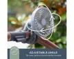 Dreambaby Smart-grip rugalmas ventilátor - szürke