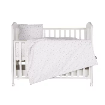 Chipolino 5 részes ágynemű garnitúra - Beige stars