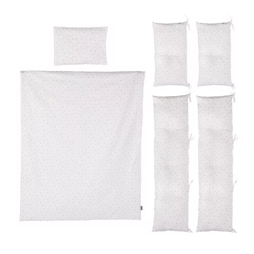 Chipolino 9 részes ágynemű garnitúra paplanhuzattal 70/140 - Beige stars