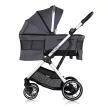 Chipolino Aurora 3az1-ben multifunkciós babakocsi - Charcoal