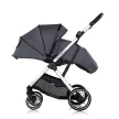 Chipolino Aurora 3az1-ben multifunkciós babakocsi - Charcoal