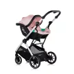 Chipolino Aurora 3az1-ben multifunkciós babakocsi - Powder pink