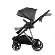 Chipolino Imperium 3 az 1-ben újszülött babakocsi - Charcoal
