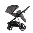 Chipolino Imperium 3 az 1-ben újszülött babakocsi - Charcoal