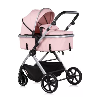   Chipolino Pearl babakocsi 2:1-ben mózessé alakítható sportrésszel - Powder pink