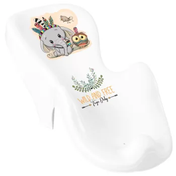  Chipolino Wild & Free babatartó kádba - Little Elephant white/green