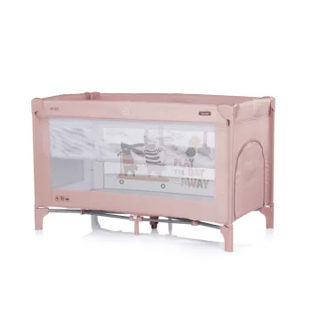 Chipolino Ariel multifunkciós utazóágy - Powder pink