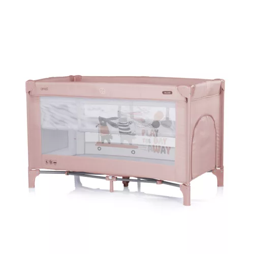 Chipolino Ariel multifunkciós utazóágy - Powder pink