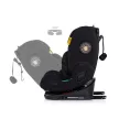 Chipolino Techno iGrow autósülés Isofix 40-150cm - noir