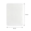 Lorelli Dombornyomott polár takaró 80x110cm - White