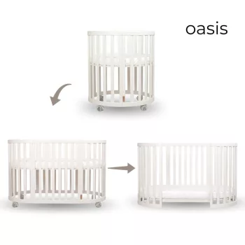 Espiro Oasis Fa kiságy - 01 White