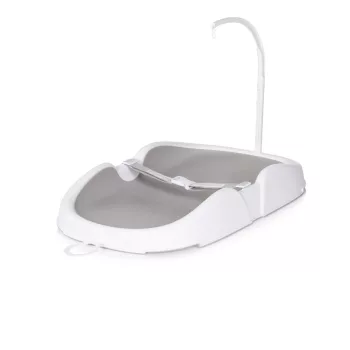 Chipolino Cocoon pelenkázó lap játéktartóval - platinum