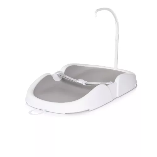 Chipolino Cocoon pelenkázó lap játéktartóval - platinum